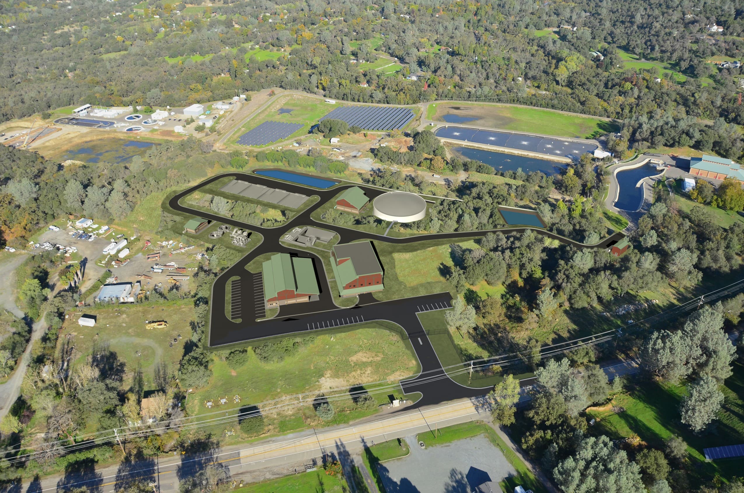 Rendering of future PCWA Ophir Water Treatment Plant